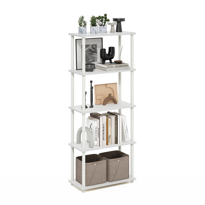 Heslin 23.58'' W Manufactured Wood Shelving Unit, White