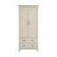 Aquitaine 2 Door Manufactured Wood Wardrobe-1783082860