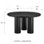Hadi 53" Round Table In Black