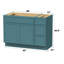 Base de meuble-lavabo simple 42 po seulement-96921360