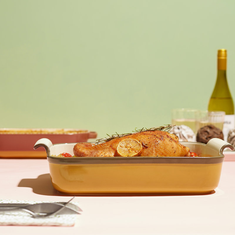 3.4 Qt. Ceramic Rectangular Casserole