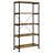 Avon Rustic 2-Piece Computer Desk And Bookcase