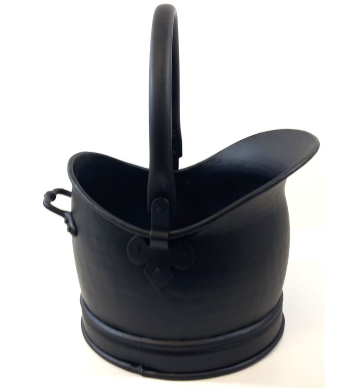 West Newbury Metal Log Carrier, Black, Medium