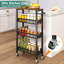 Organisateur de rangement à roulettes Slim