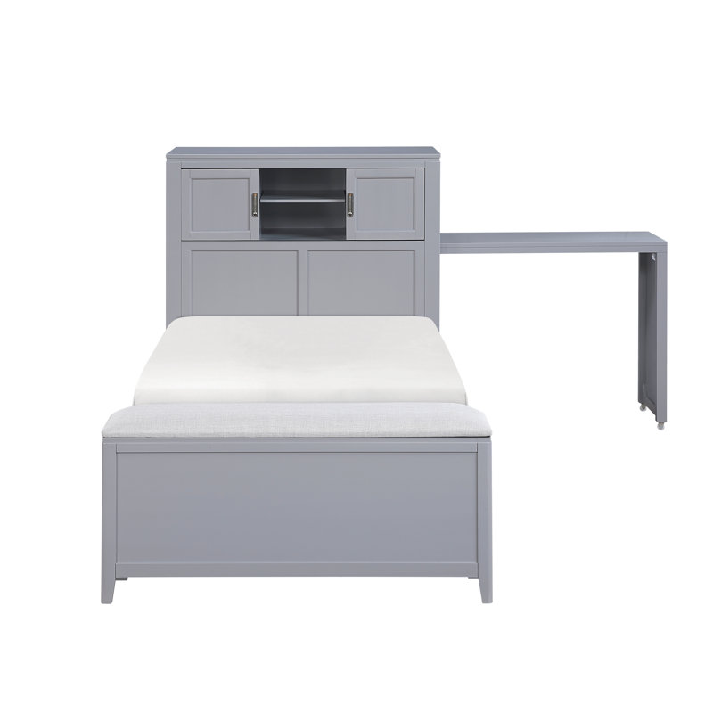 Banc, 45 " H x 42.5 " L x 106.5 " D, Grey, Grey, Grey
