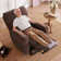 Lift Chair For Elderly Manual 3-Speed Adjustable Headrest,Dual Heating, Massage Recliner