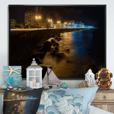 " Havana Port Photo At Night "