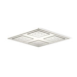 WaterTile Rain Overhead Showering Panel with 4 22-Nozzle Sprayheads