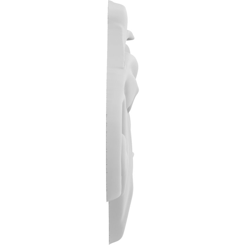 Rosettes de qualité supérieure, H 3 po x l 3 po x P 0,38 po, Droite