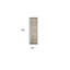 Tapis de couloir gris 8 'Dhurrie