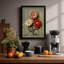 Three Gerbera Study Botanical - Framed Print-1368567334-1368567335