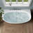 67'' Freestanding Whirlpool Tub Soaking Acrylic Bathtub With Faucet