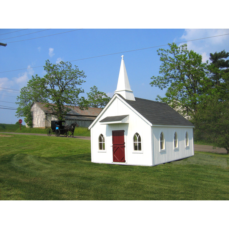 Maisonnette de jeu avec chapelle Little Cottage, 8 pi x 10 pi, Non, Non