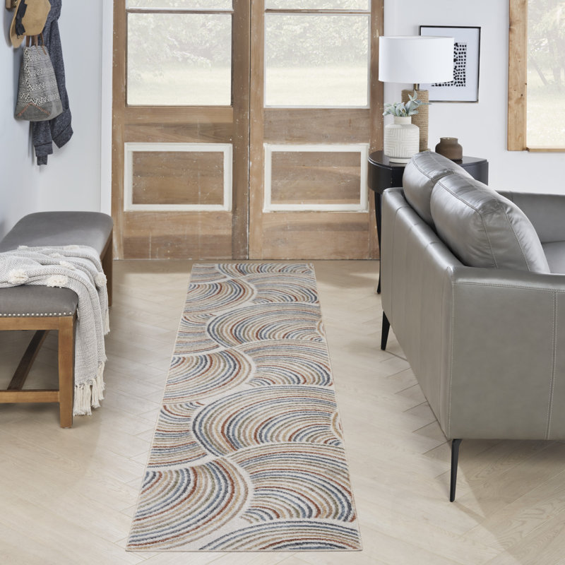 Aramus Abstract Indoor Rug, Runner 2' x 6'