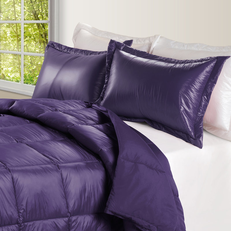 Modern & Contemporary Comforter, King Comforter, Purple