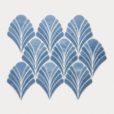 Nova Roma 4 in. x 5.5 in. Fish Scale Polished Tile