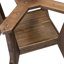 L'ensemble de salle à manger 7 pièces contient une table de cuisine ronde de 54 po avec piédestal et 6 chaises Parson en tissu noir, noyer antique-657961076-650655767-657961077