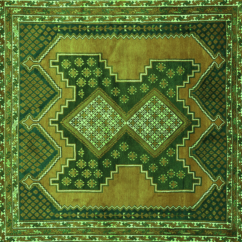 Tapis verts Traditional 634, Carré 5 pi