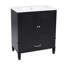 Meuble-lavabo autoportant de 30 pouces avec lavabo, style rétro, portes à fermeture douce et rangement multifonctionnel-902533695
