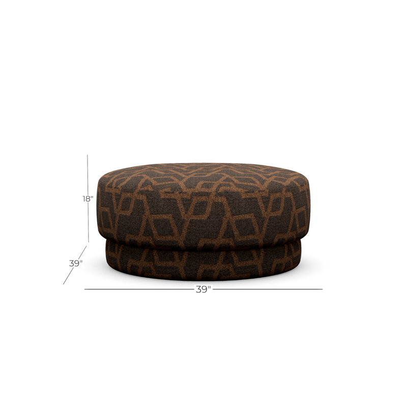 Cremini Large Ottoman, Perky 855419