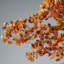 Genuine Carnelian Bonsai Gemstone Tree in Square Ceramic Pot (12")