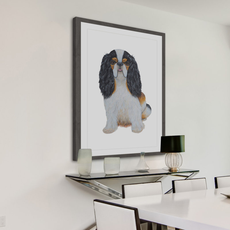 Spaniel by Brenda Booth - Single Picture Frame Painting, 61cm H x 41cm W