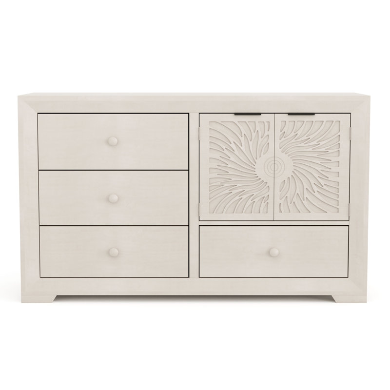 Commode combinée 4 tiroirs Aubrieana