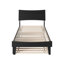 Phoenix Wood Platform Bed with Trundle-223210848-223210853