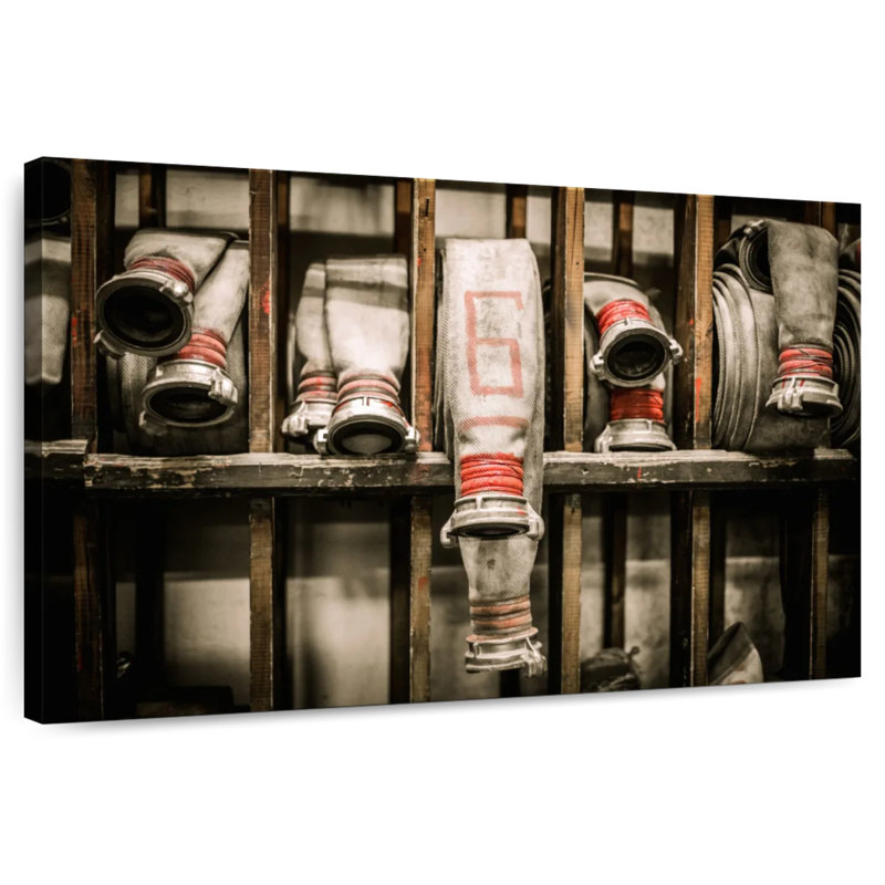 Lelar Firefighter Hose, 32" H x 48" W