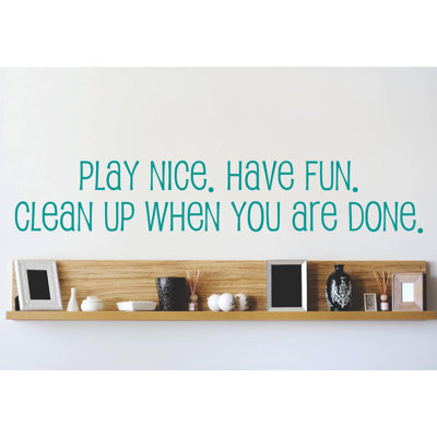 Text & Numbers Wall Decal