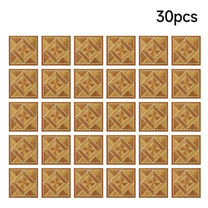 1.2mm Thick 30.48cm W x 30.48cm L, Beige/Light Golden Brown