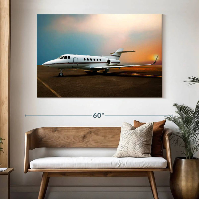 Mehar Private Airplane Parking, 34" H x 51" W