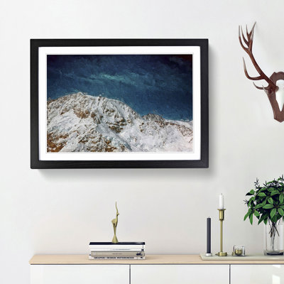 Denali McKinley Mountain in Alaska - Picture Frame Painting Print