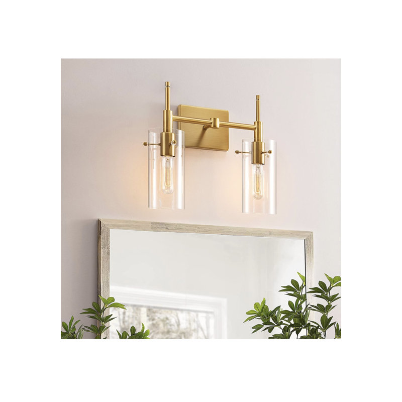 Candle Wall Light, Gold