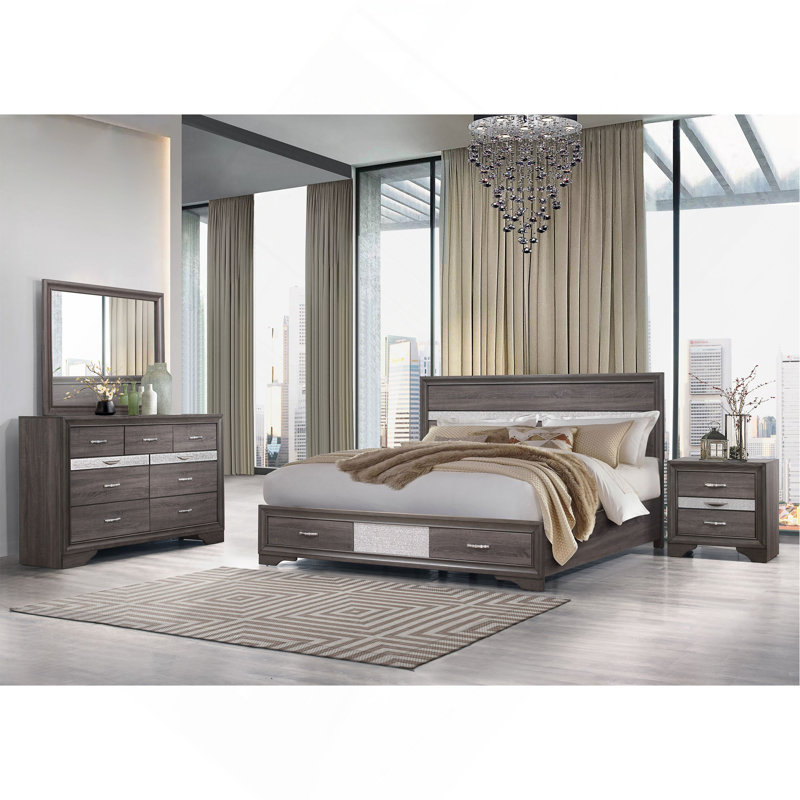 DRESSER GRIS SPARKLE