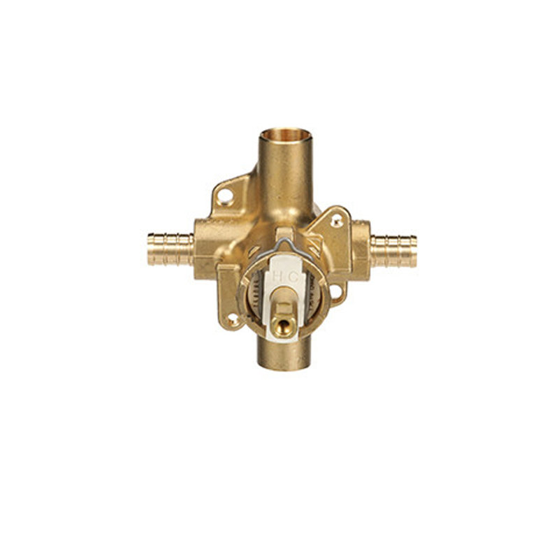 90 Degree Shower Faucet, Polished Chrome
