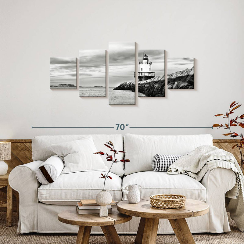 Spring Point Ledge Lighthouse, 24" H x 55" W