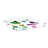 Butterflies Acrylic Rectangle Decorative Tray-122474614-122474613