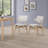 Upholstered Solid Wood Dining Chair-1556847722