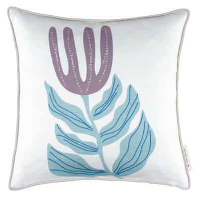 Floral Square Cushion Cover