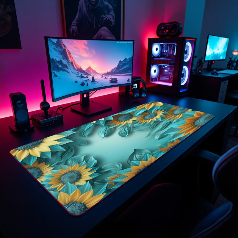 Polyester Desk Pad, 23.6x13.8