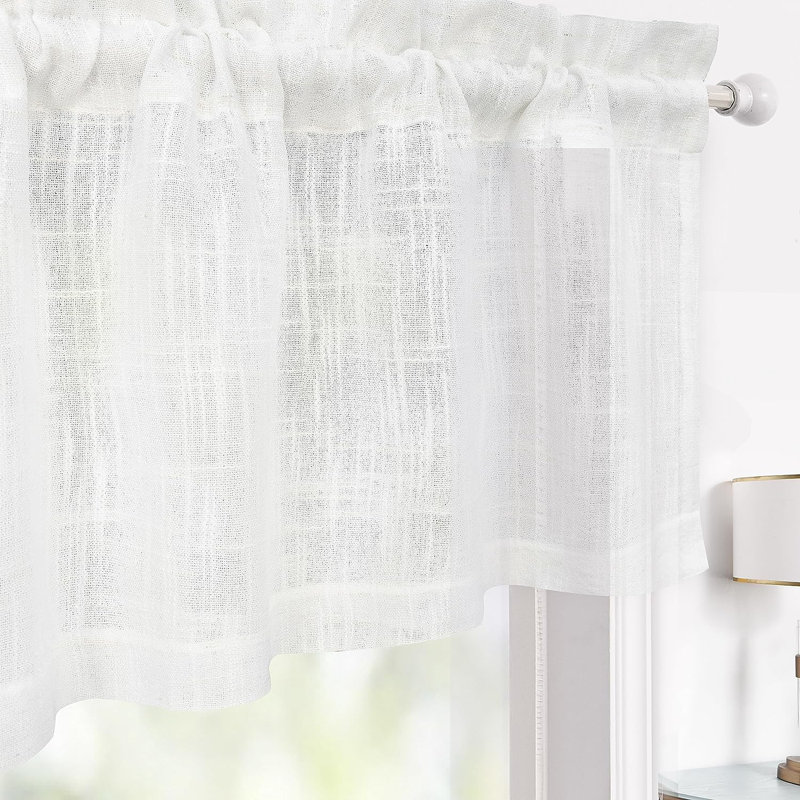 Wilfrida Solid Tailored Window Valance