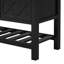 Élégante table d'entrée avec un design distinctif de la porte en forme de porte, parfait pour le bureau, le vestibule, le couloir, le salon et le vestibule-379808829