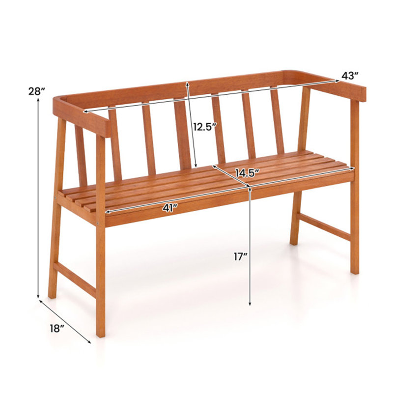Banc d'extérieur Evalin