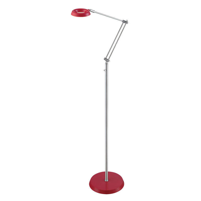 Lampe de travail sur pied del 54 po Pai, Rouge