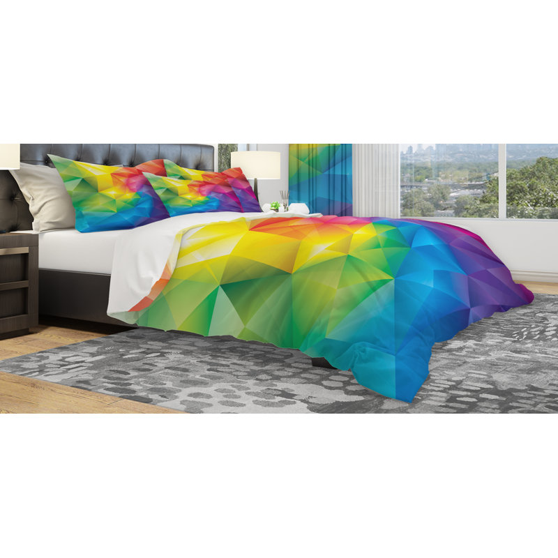 Design Art Modern & Contemporary Geometric Shapes Duvet Cover Set