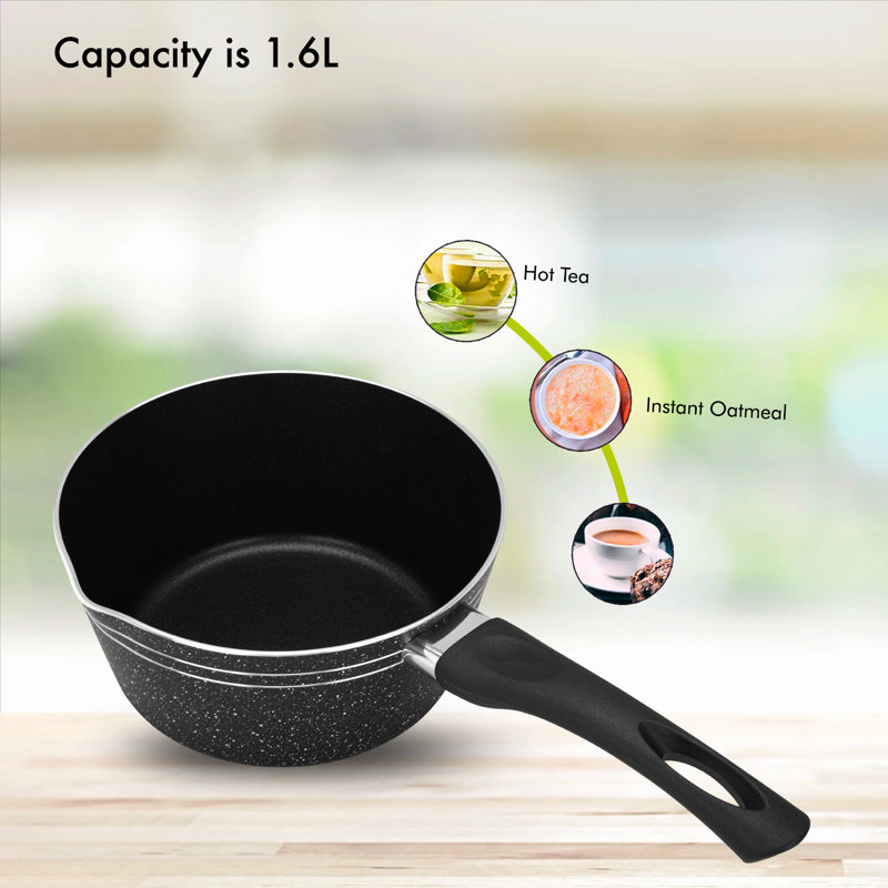 Non-Stick Aluminum Saucepan, 2 lt.