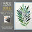 Palm Frond Flow III - reproduction encadrée de qualité supérieure - prête à être accrochée - aucun clou requis - aucun clou requis-1731871594-1731871599