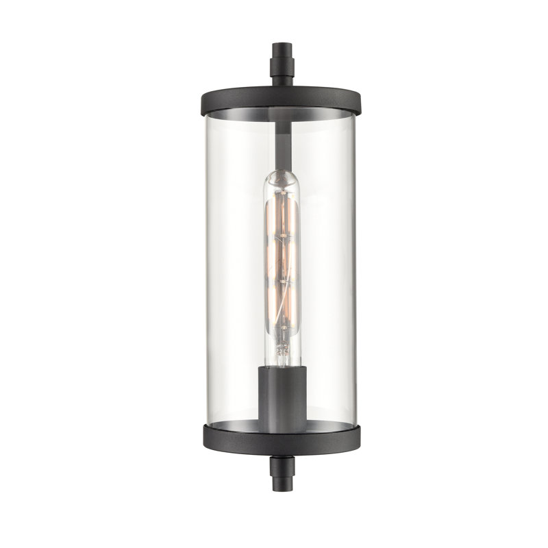 Kaytlin 1 Light Outdoor Wall Sconce, 14" H x 5" W x 7.1" D