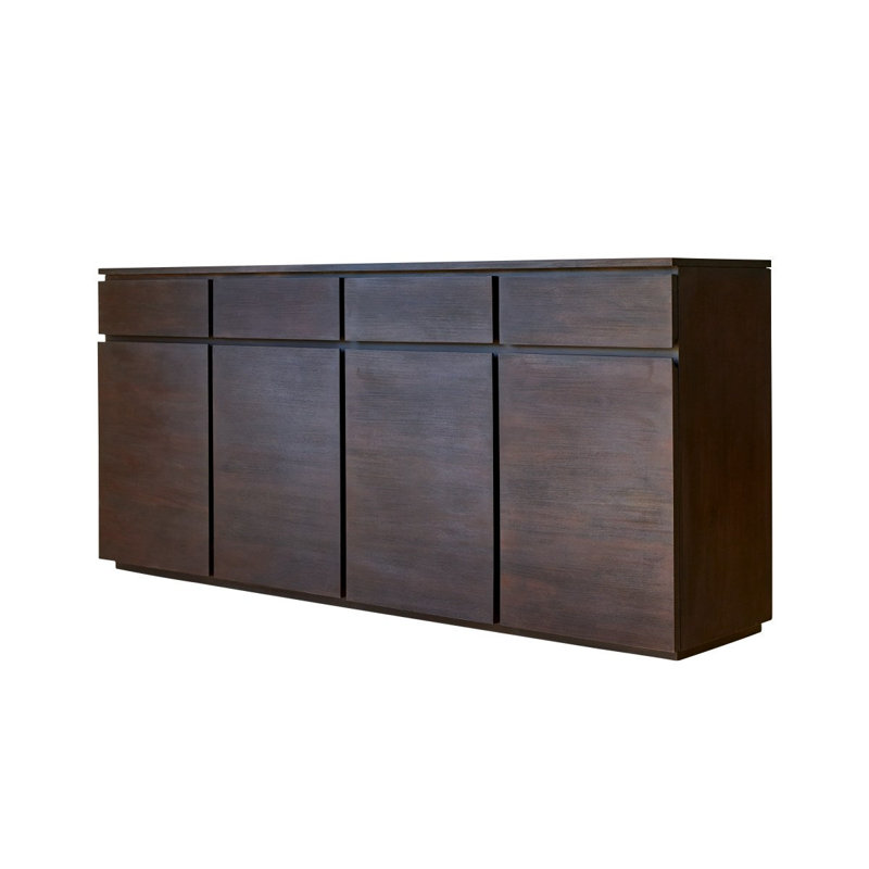 Eva 78.74'' W Solid Wood Sideboard